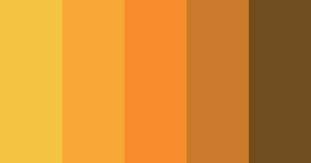 Download orange halloween color palette PNG image (landscape)