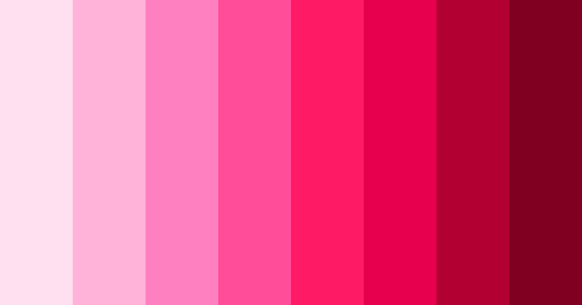 Download blush blossom burst color palette PNG image (landscape)