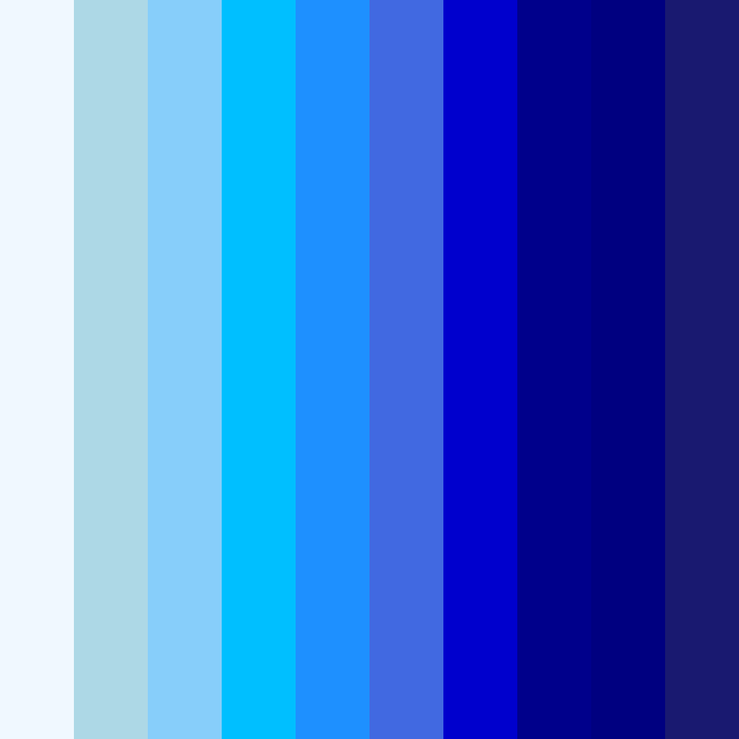 Download ocean breeze twilight color palette PNG image (square)