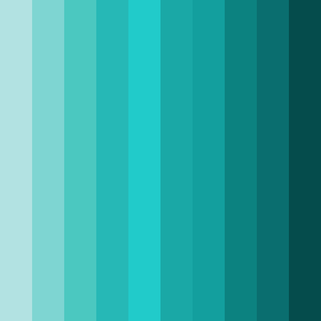 Download aqua dreamscape color palette PNG image (square)