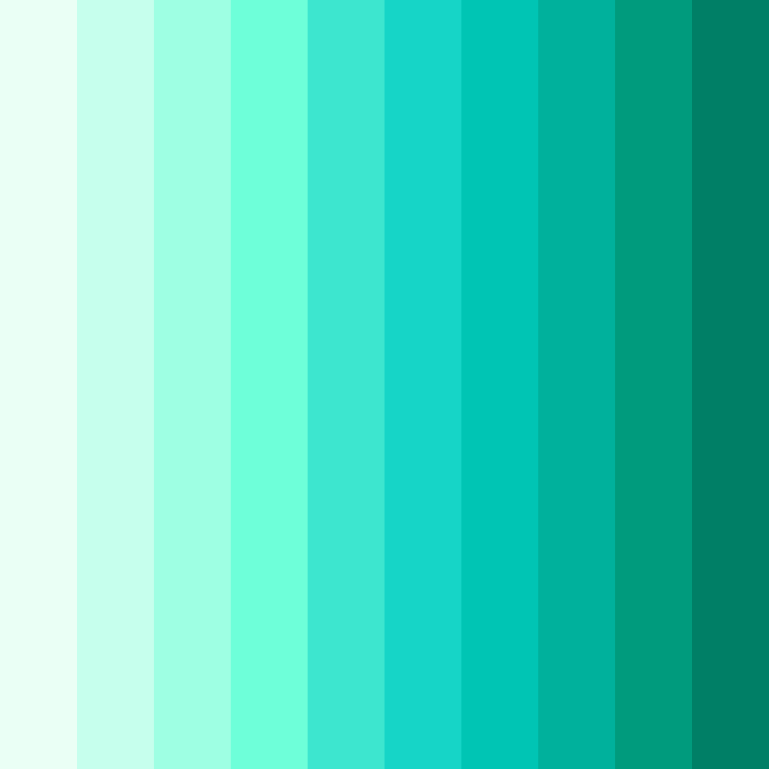 Download neon oasis color palette PNG image (square)