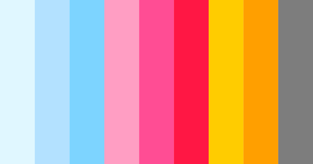 Download electric carnival color palette PNG image (landscape)