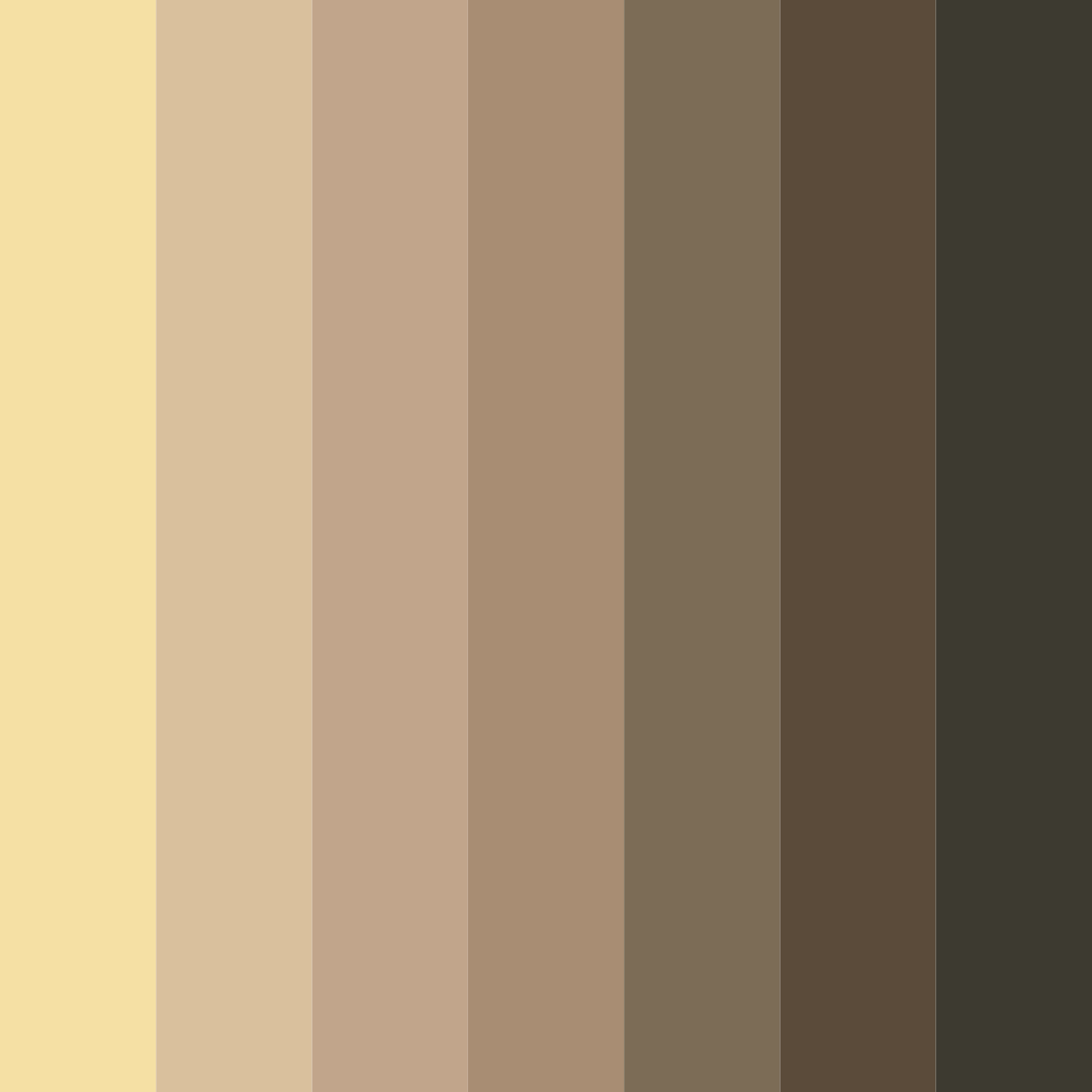 Download sandy serenity color palette PNG image (square)