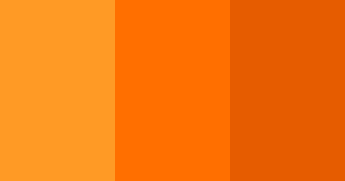 Download bright electric orange color palette PNG image (landscape)