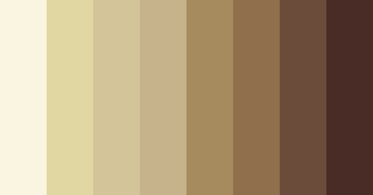 Download earthy elegance color palette PNG image (landscape)