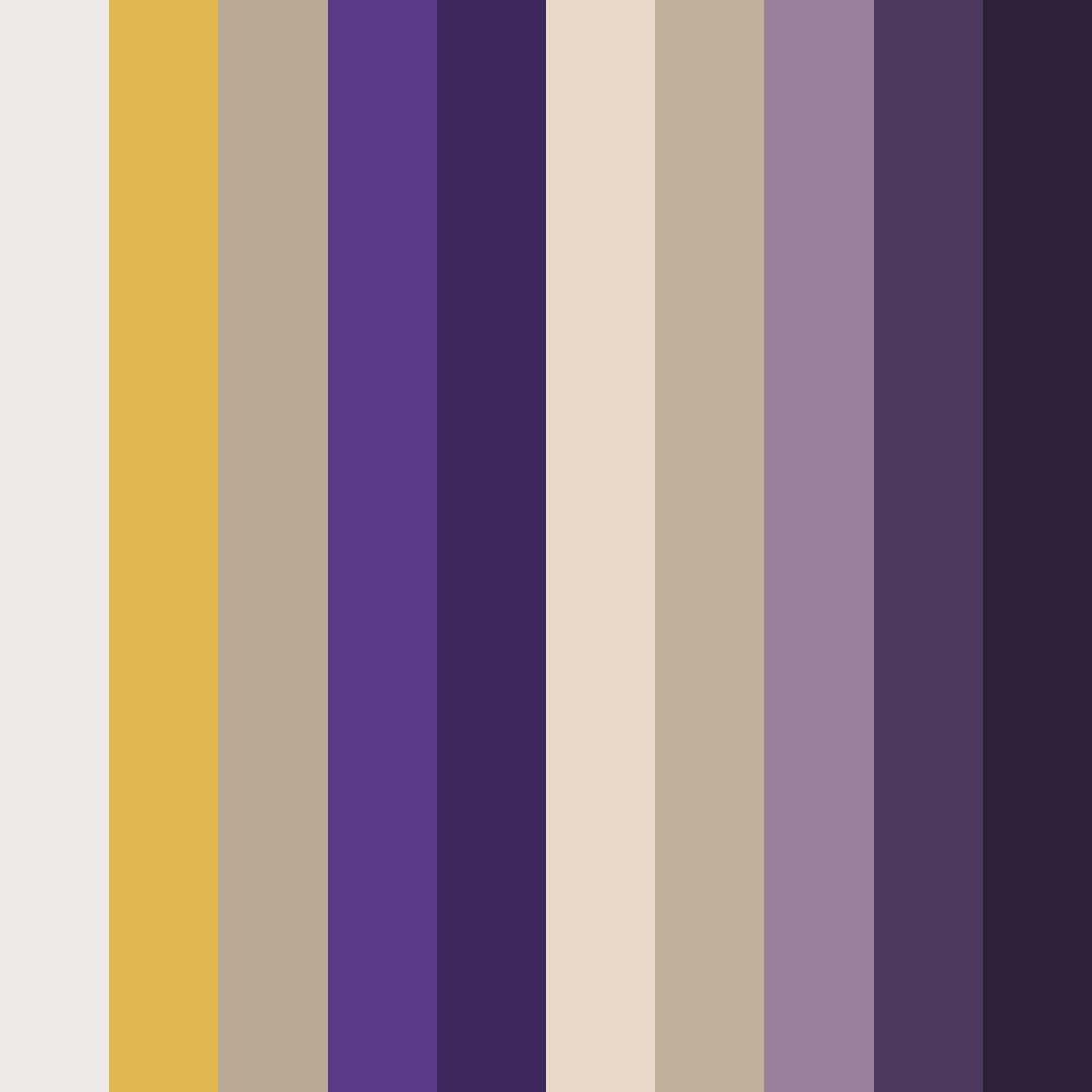 Download shades of violet color palette PNG image (square)