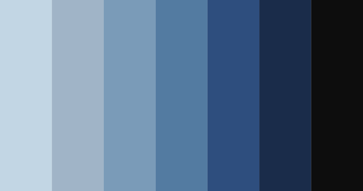 Download midnight abyss color palette PNG image (landscape)
