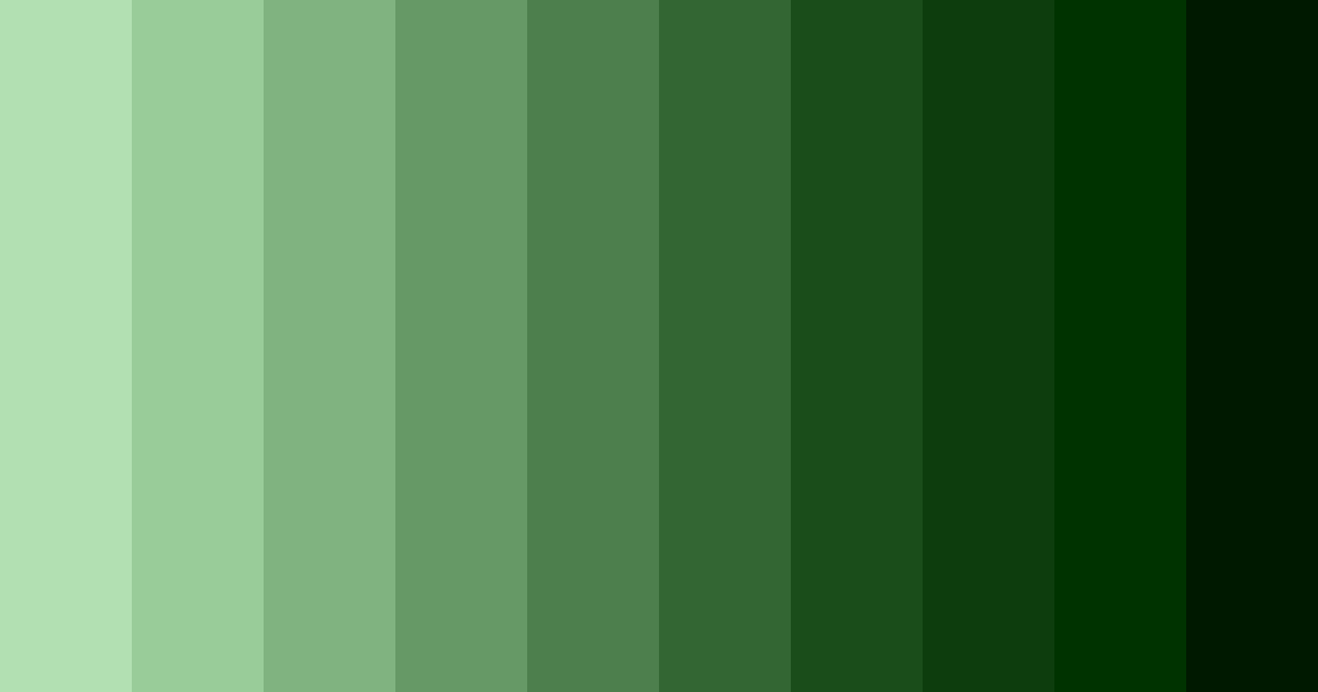 Download emerald shadows color palette PNG image (landscape)