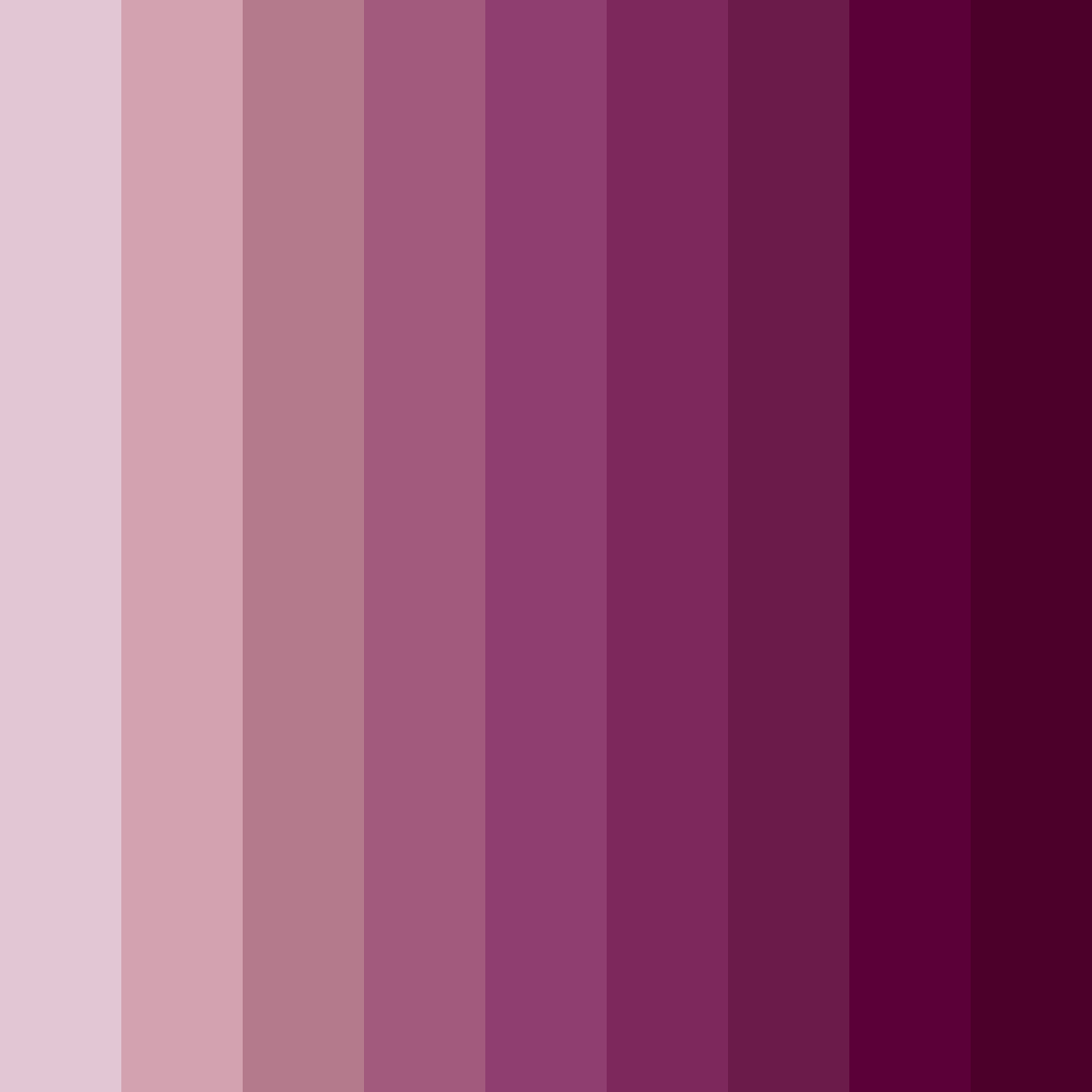 Download chic bordeaux reverie color palette PNG image (square)