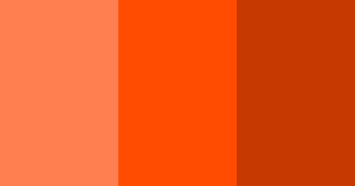 Download red orange color palette PNG image (landscape)