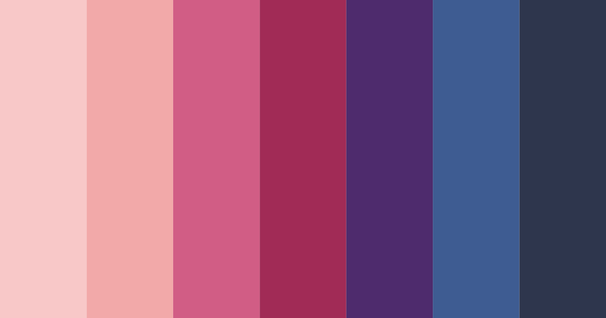 Download crimson twilight color palette PNG image (landscape)