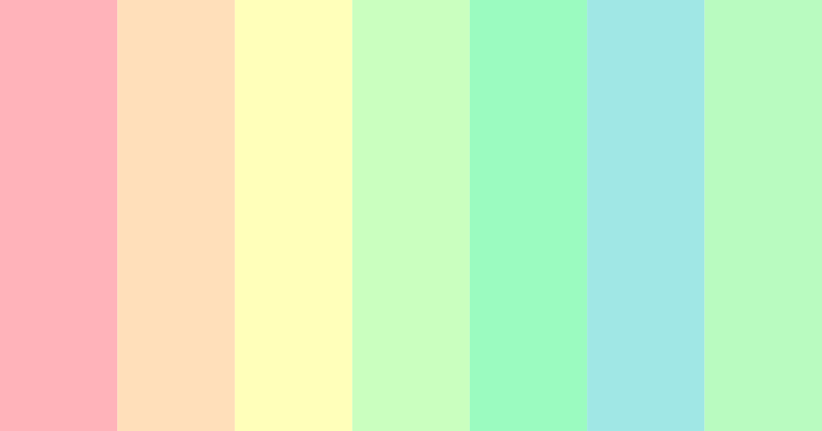 Download shades of pink and green color palette PNG image (landscape)