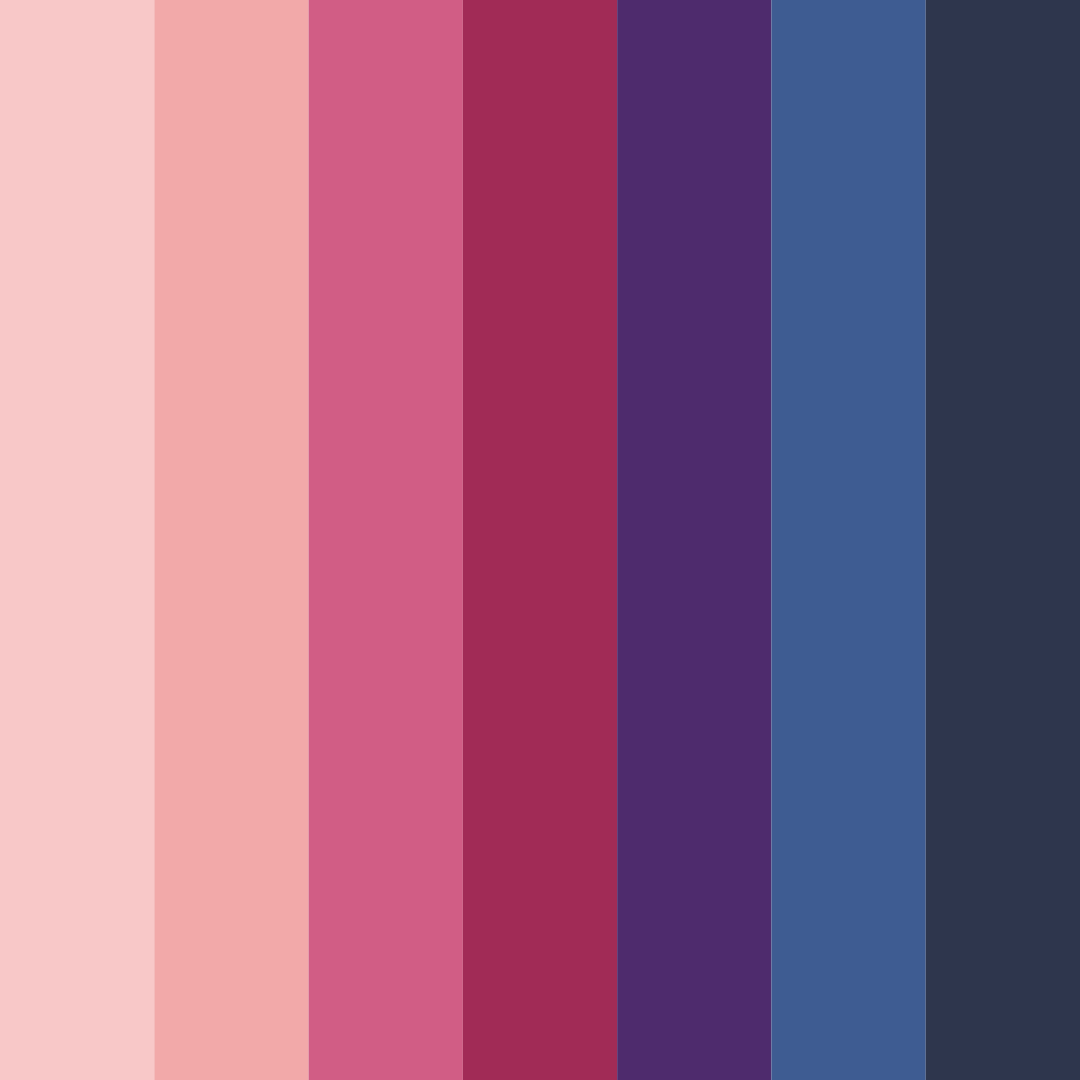 Download crimson twilight color palette PNG image (square)