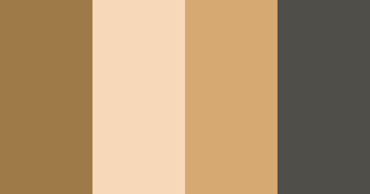 Download earthy neutrals color palette PNG image (landscape)