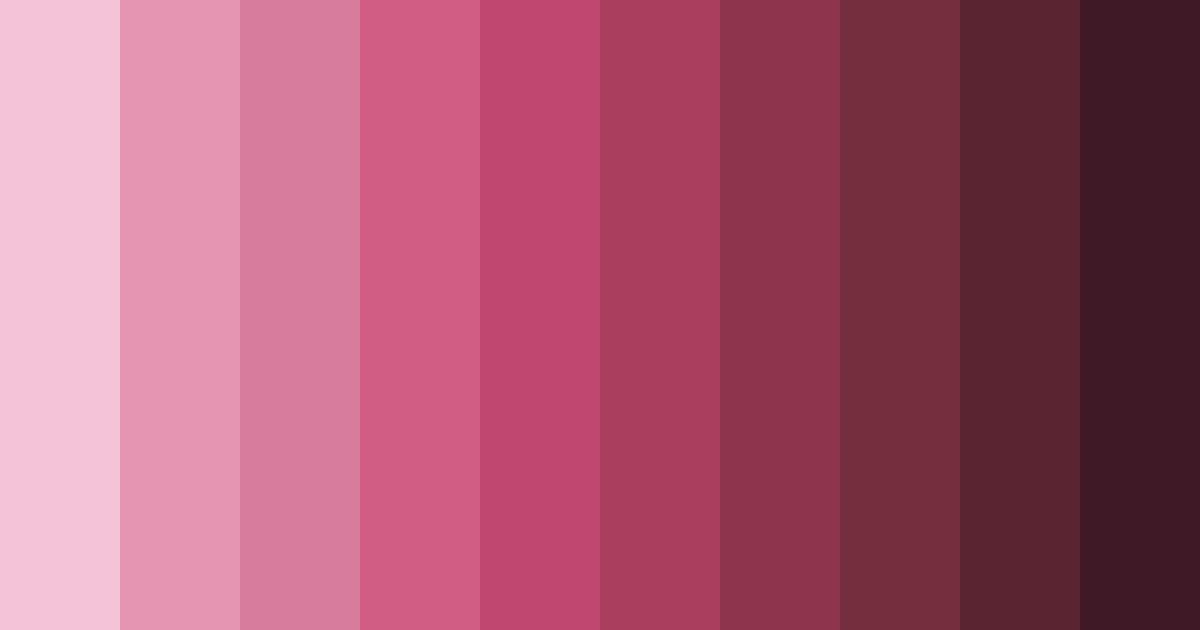 Download blushing roses color palette PNG image (landscape)