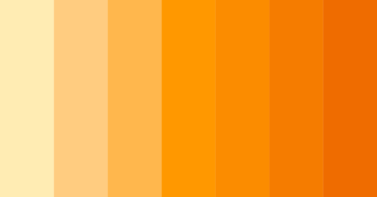 Download sunset citrus burst color palette PNG image (landscape)