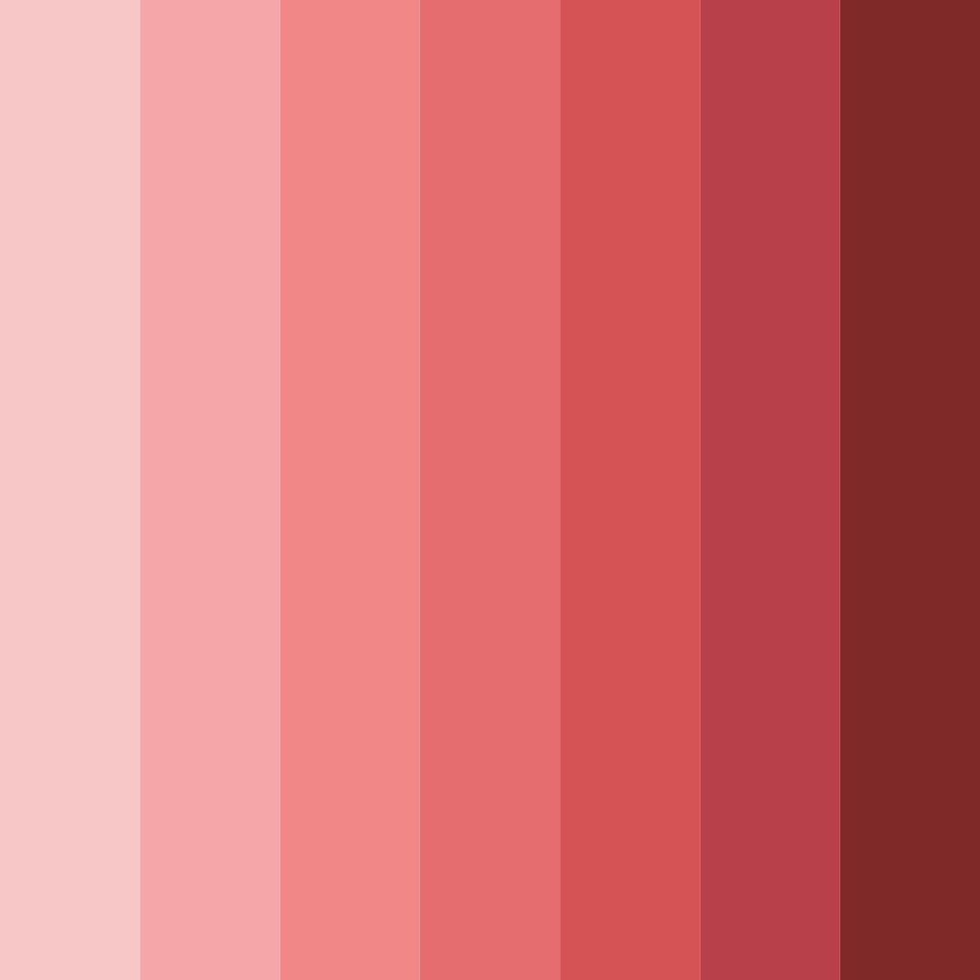 Download coral bloom color palette PNG image (square)
