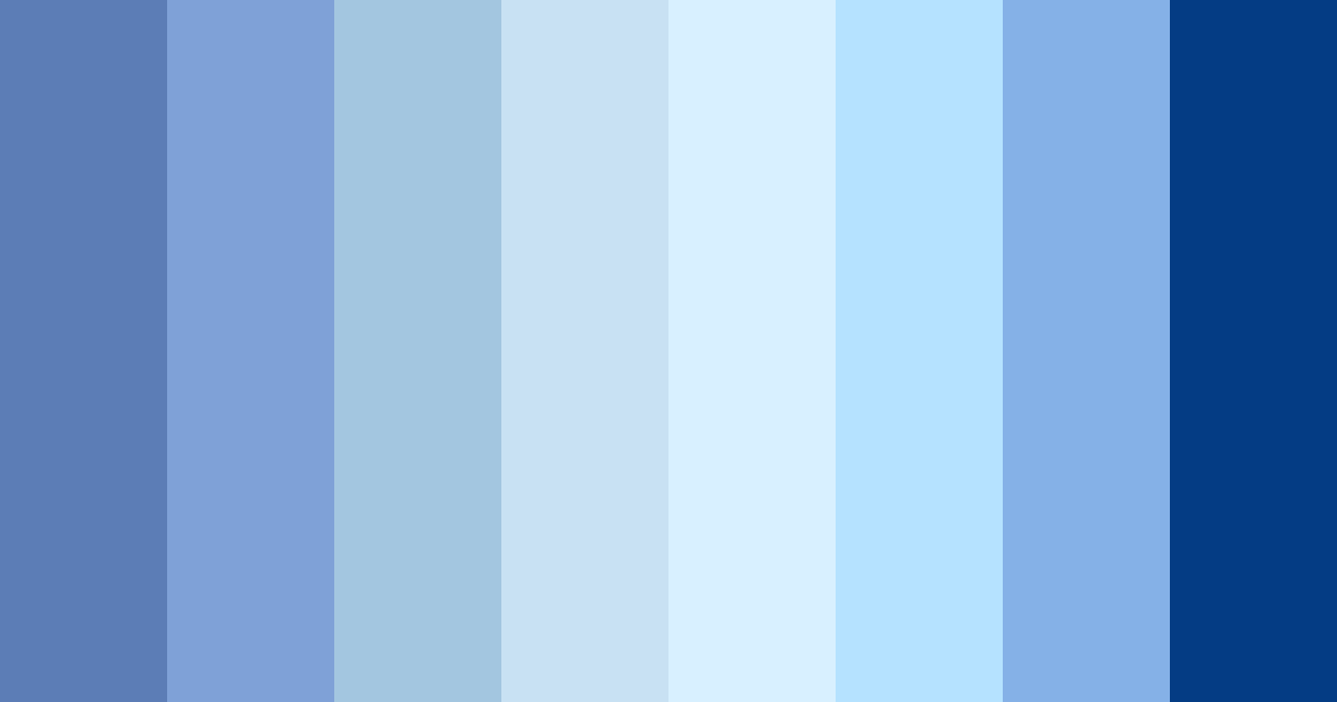 Download blue breeze color palette PNG image (landscape)