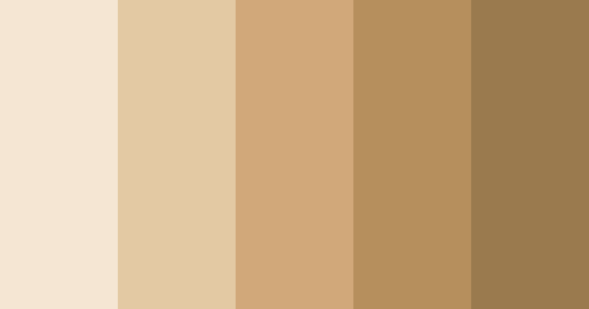 Download sandy serenity color palette PNG image (landscape)