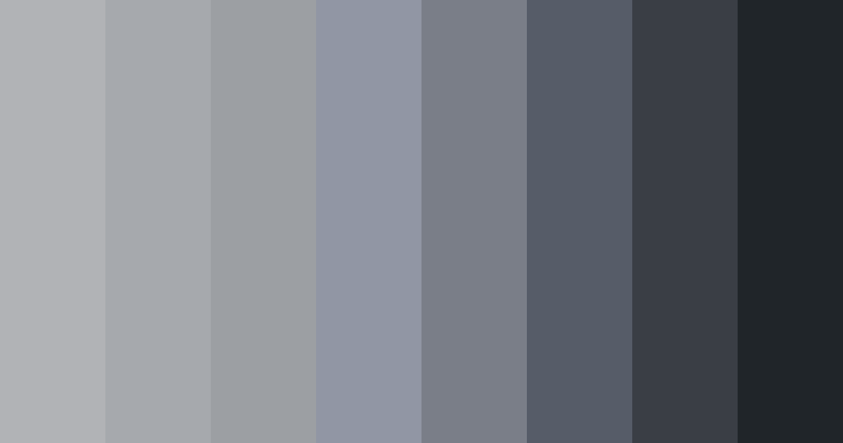 Download shades of gray color palette PNG image (landscape)