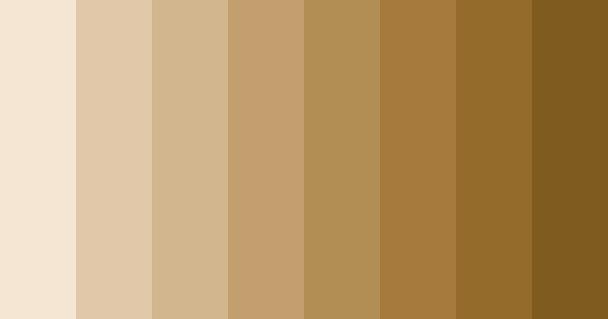 Download beige elegance color palette PNG image (landscape)