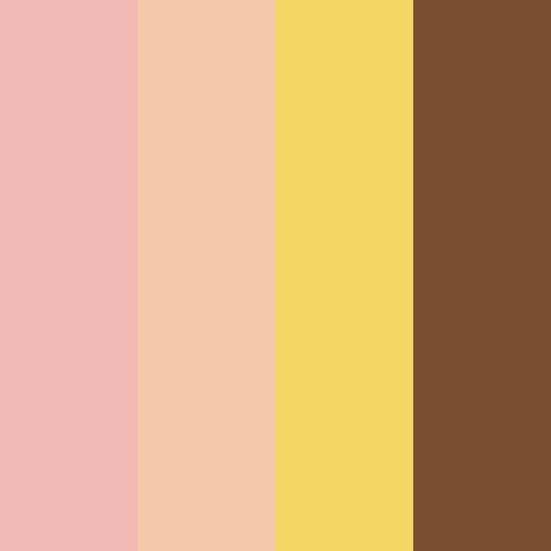 Download warm whispers of autumn color palette PNG image (square)