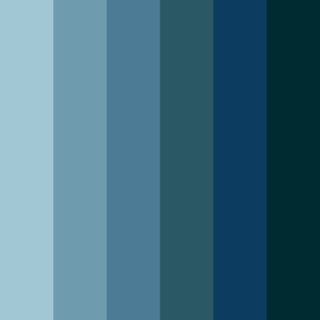 Download deep blue color palette PNG image (square)