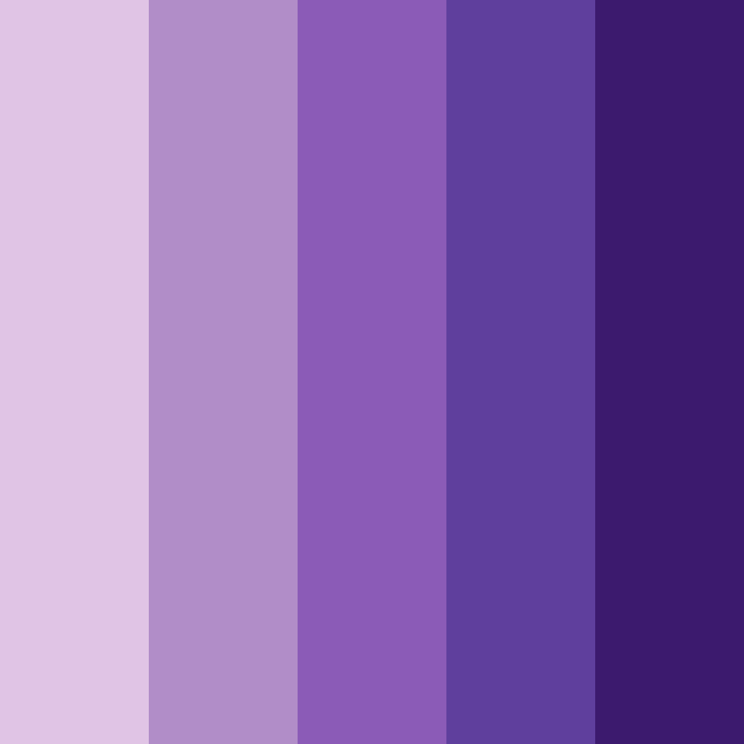 Download enchanted twilight color palette PNG image (square)