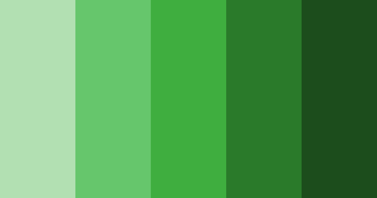 Download emerald haven color palette PNG image (landscape)