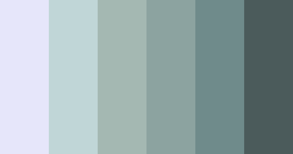 Download shades of lavender color palette PNG image (landscape)