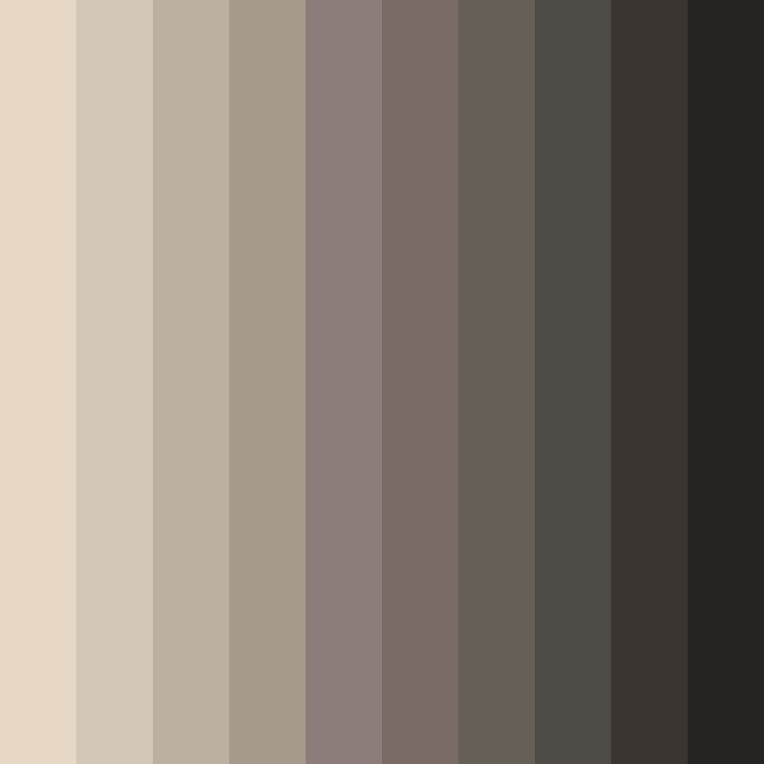 Download desert dusk color palette PNG image (square)
