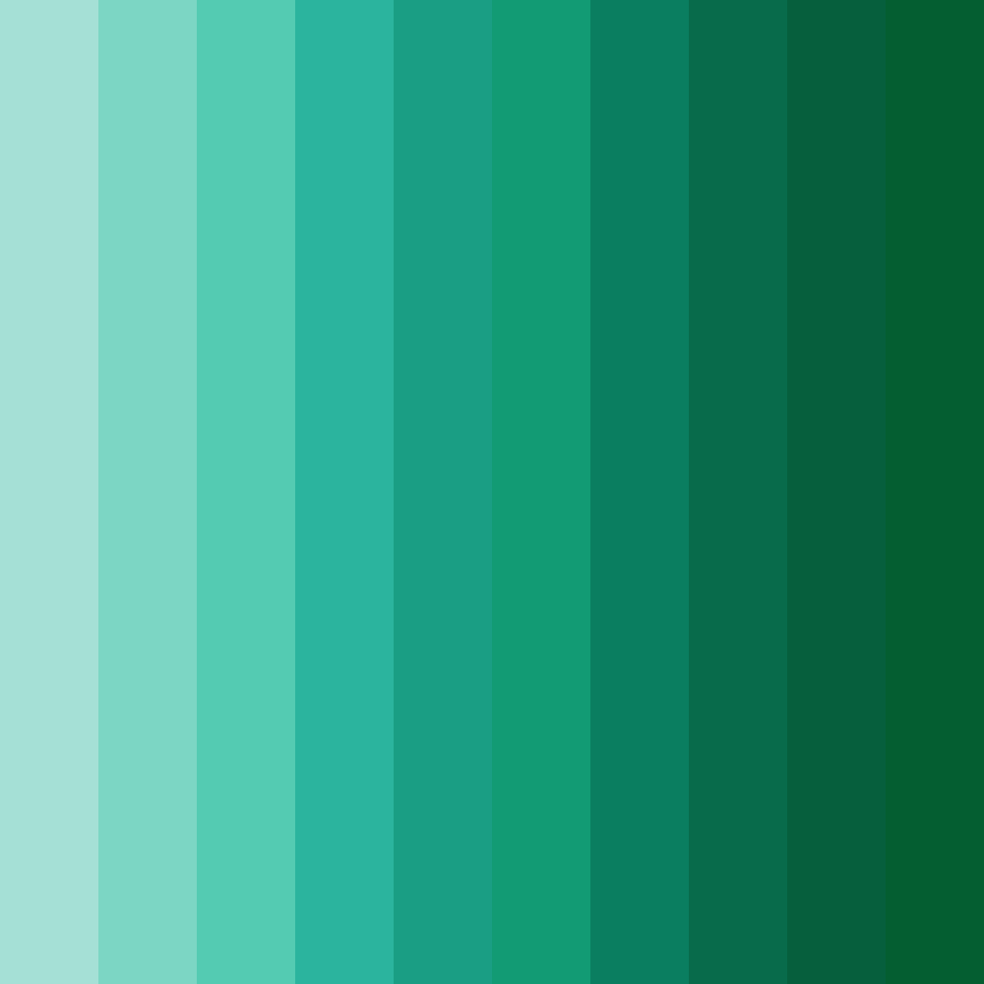 Download tropical serenity color palette PNG image (square)