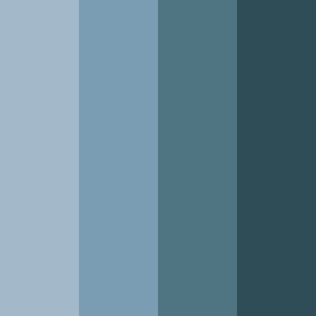 Download grey blue serenity color palette PNG image (square)