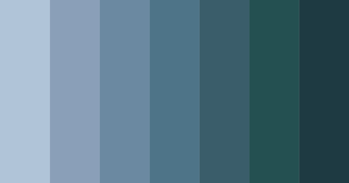 Download ocean mist serenity color palette PNG image (landscape)