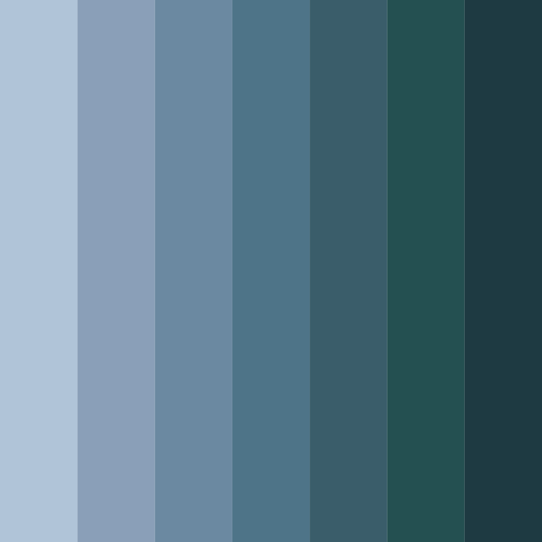 Download ocean mist serenity color palette PNG image (square)