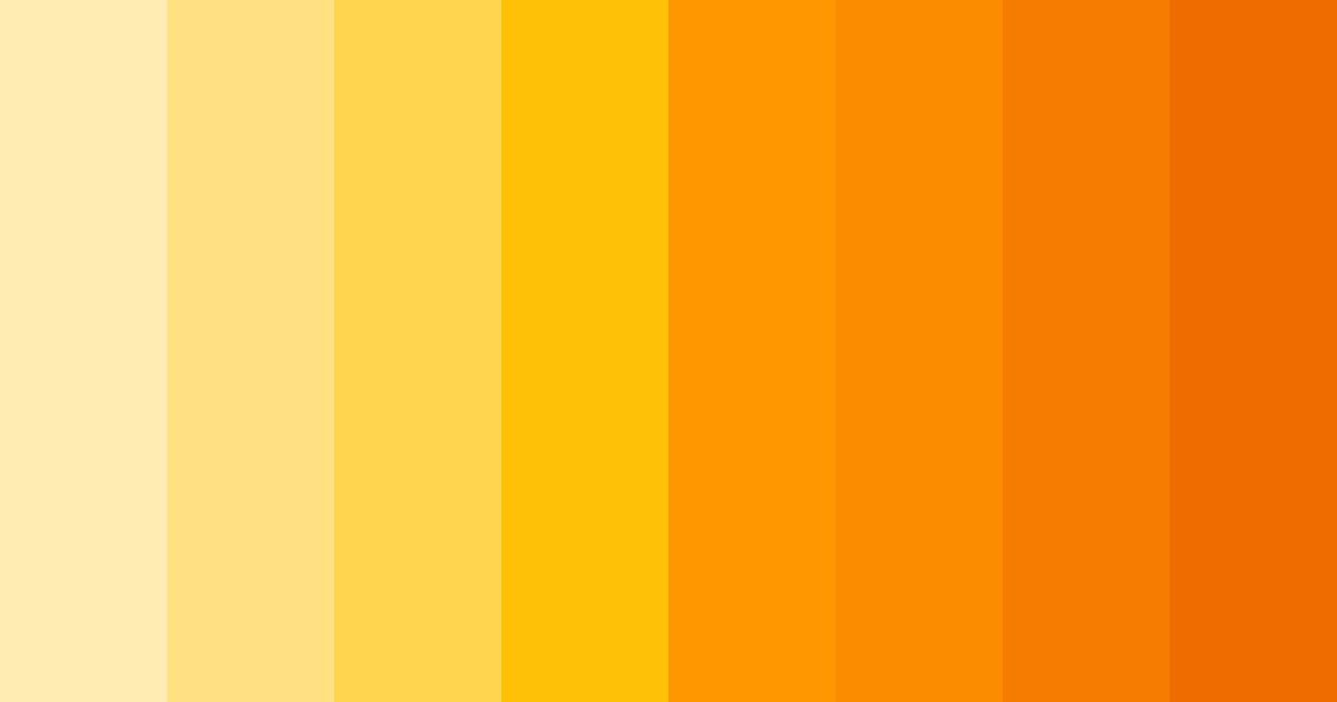 Download sunset citrus harmony color palette PNG image (landscape)