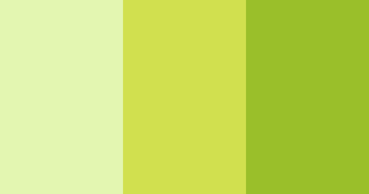 Download shades of green yellow color palette PNG image (landscape)