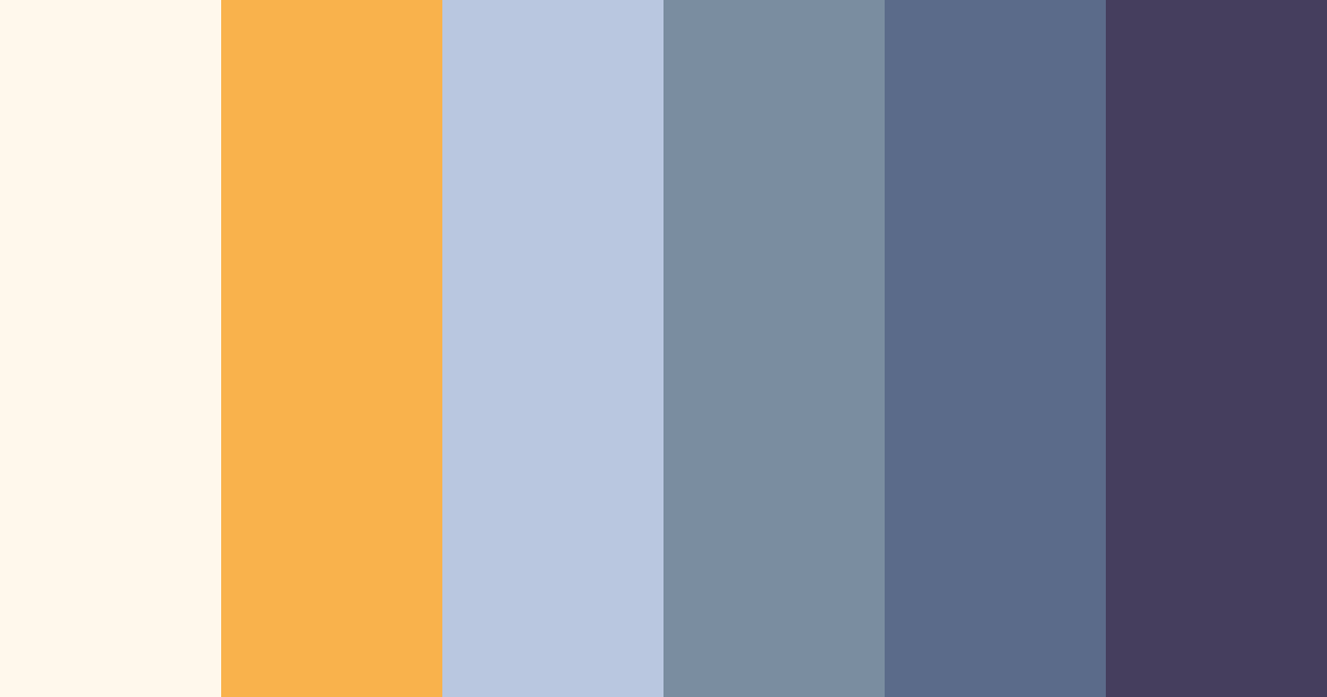 Download sunset serenity color palette PNG image (landscape)