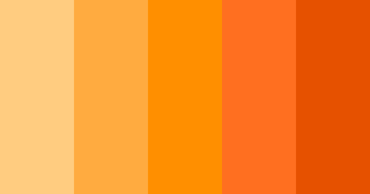 Download citrus sunrise color palette PNG image (landscape)