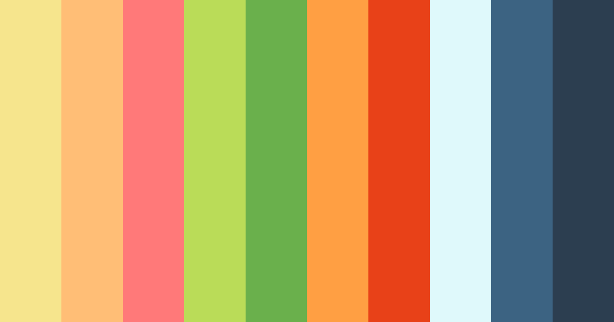 Download vibrant yellow color palette PNG image (landscape)