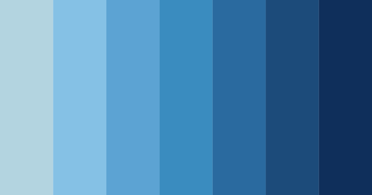 Download blue accents color palette PNG image (landscape)