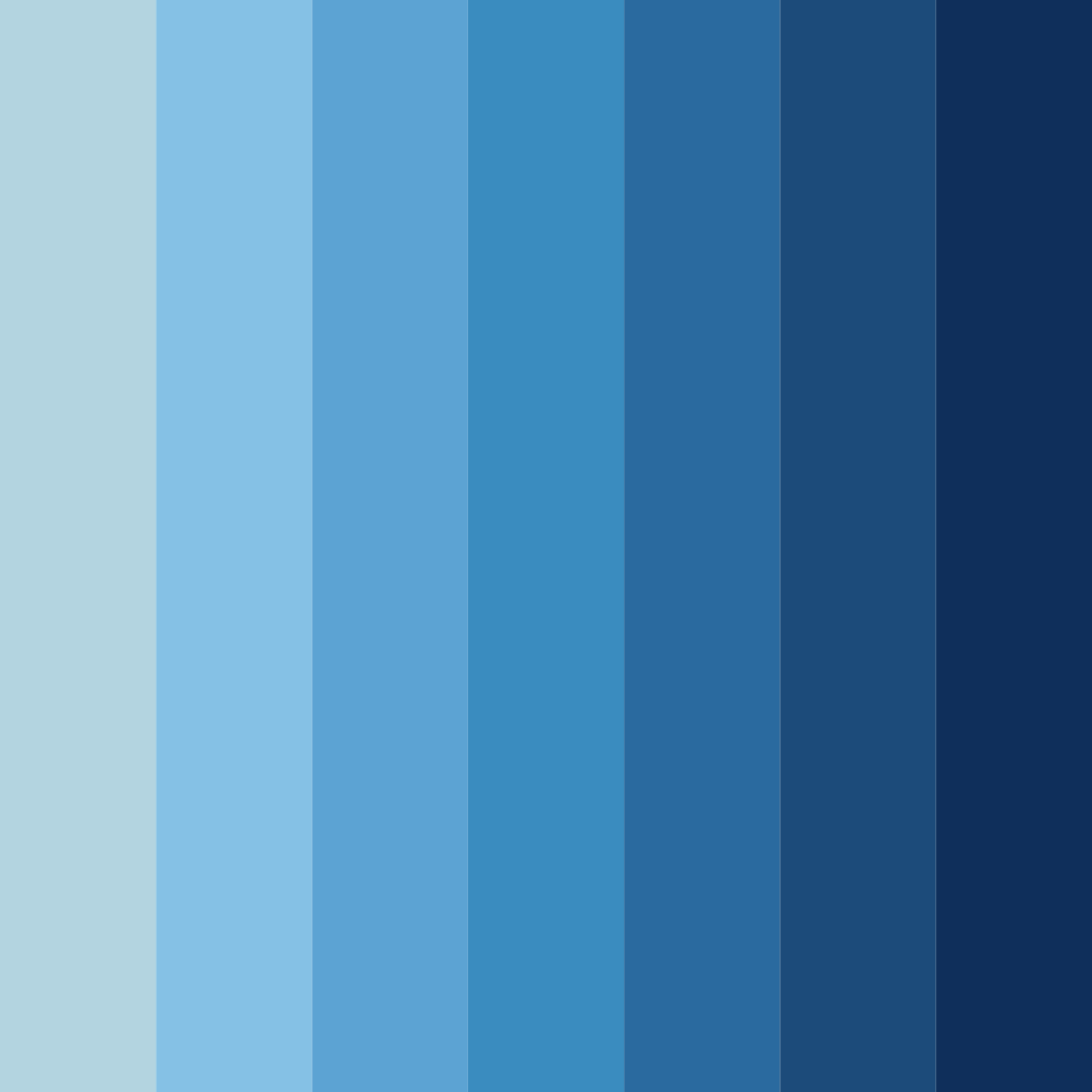Download blue accents color palette PNG image (square)