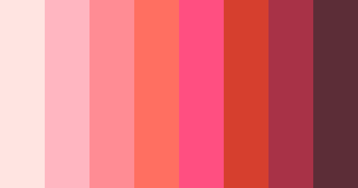 Download sunset blush color palette PNG image (landscape)