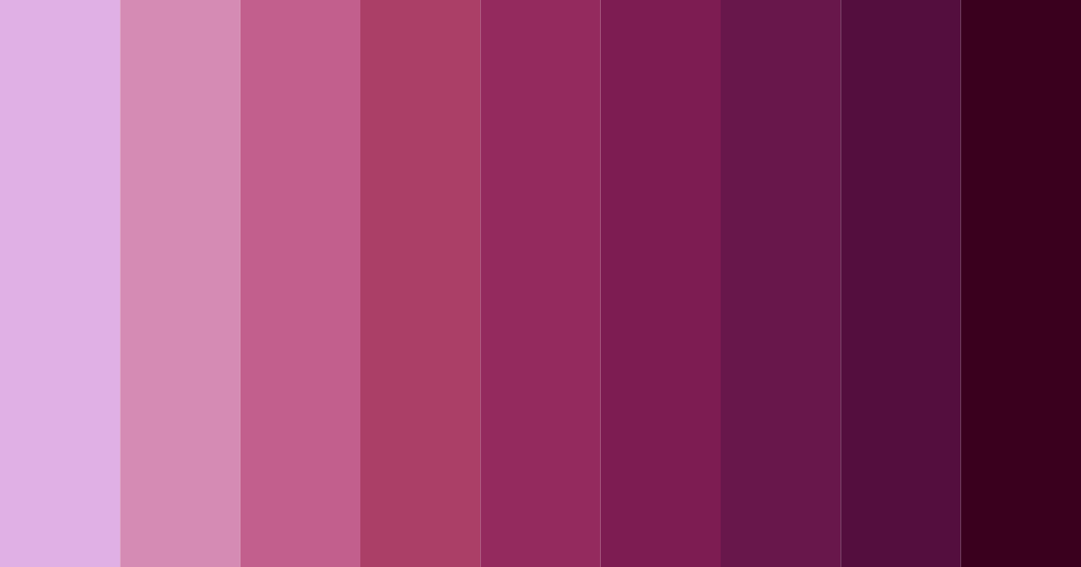 Download plum reverie color palette PNG image (landscape)