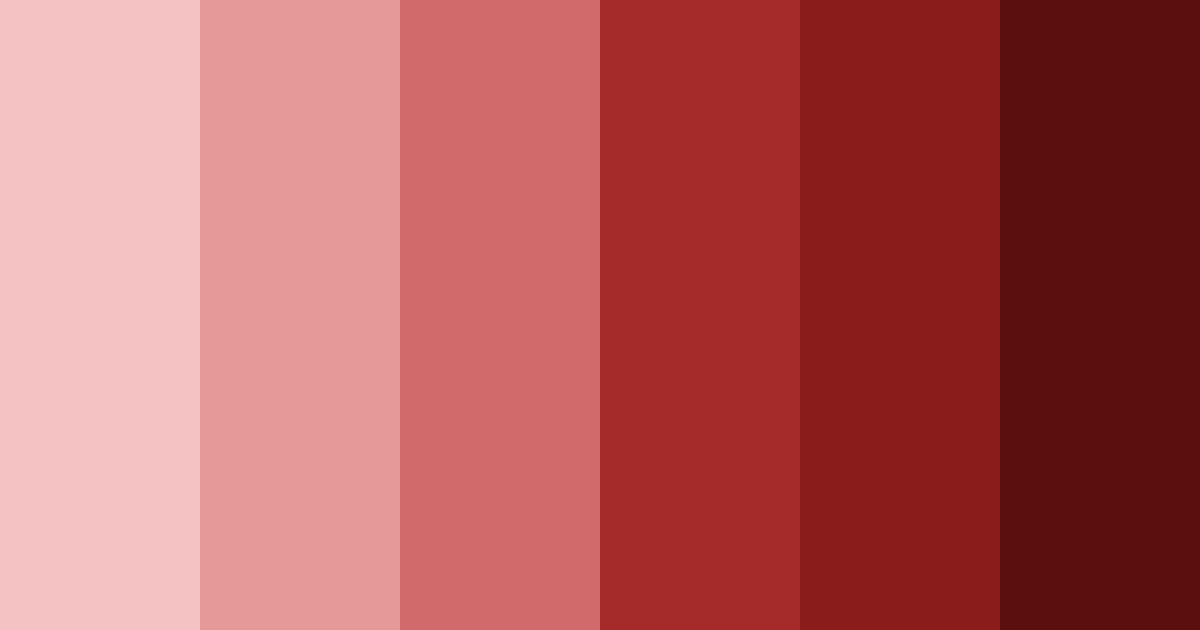 Download bright burgundy color palette PNG image (landscape)