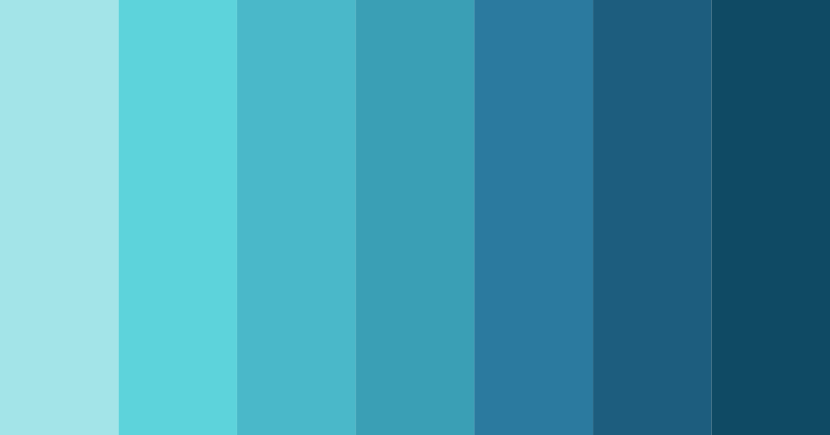 Download aqua amour color palette PNG image (landscape)