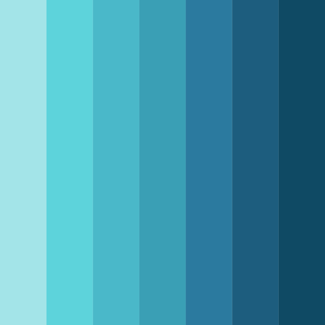 Download aqua amour color palette PNG image (square)