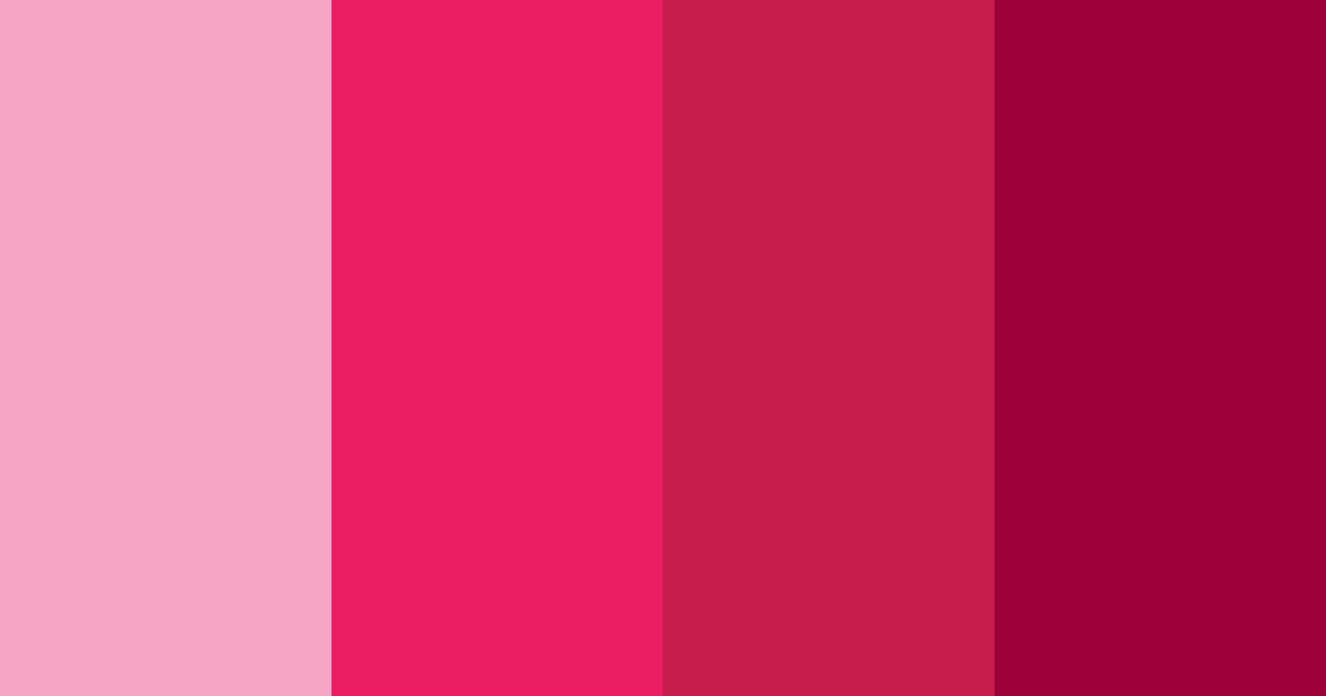 Download fuchsia dreams color palette PNG image (landscape)