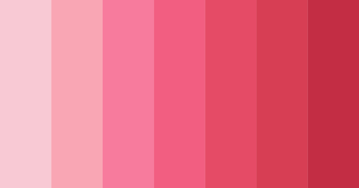 Download pink valentine color palette PNG image (landscape)
