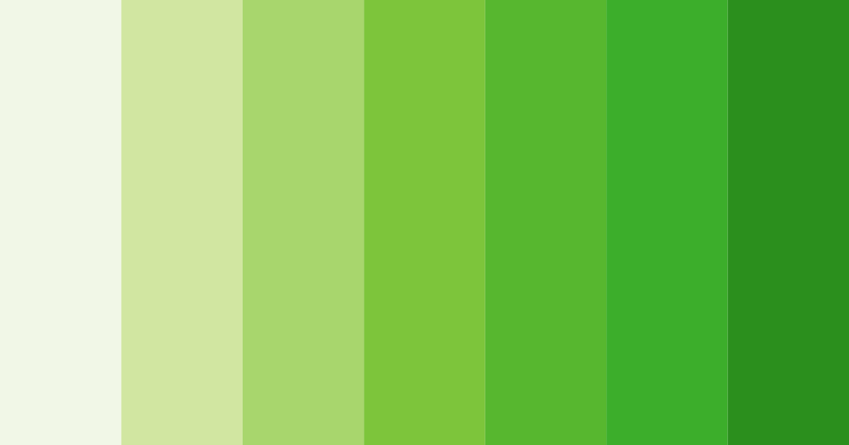 Download light green color palette PNG image (landscape)